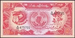 Sudan 50 Piastres 1987 Çil