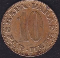 Yugoslavya 10 Para 1979