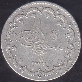 1293 / 11 ABDULHAMİT 5 KURUŞ GÜMÜŞ