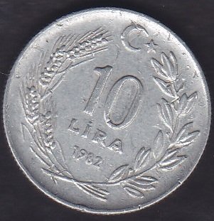 1982 YILI 10 LİRA