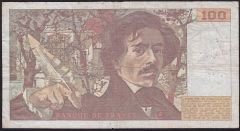 Fransa 100 Frank 1981 Çok Temiz
