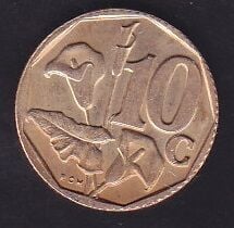 Güney Afrika 10 Cent 1997