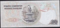 6.Emisyon 1.Tertip 50 Lira H03 062745 Çilaltı