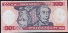 Brezilya 100 Cruzeiros 1981 Ççt Çilaltı Pick 198b