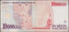 7.Emisyon 10 000 000 Lira C25 805786 Çok Temiz