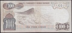 6.Emisyon 1.Tertip 100 Lira A63 351852 Çok Temiz+