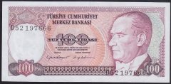 7.EMİSYON 2.TERTİP 100 LİRA D52 197666 ÇİLALTI