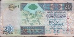 Libya 20 Dinar 2002 Hatıra Çok Temiz Pick 67b