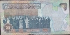 Libya 20 Dinar 2002 Hatıra Çok Temiz Pick 67b