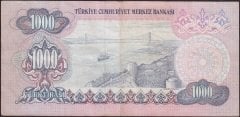 6.EMİSYON 2.TERTİP 1000 LİRA D47 732464 ÇOK TEMİZ +