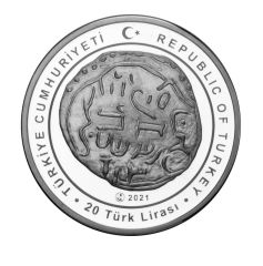 2021 Yılı 20 Lira 1. Mehmet Hatıra Para Sertifikalı Çil Gümüş