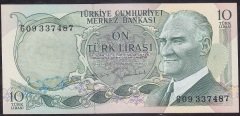6.Emisyon 2.Tertip 10 Lira G09 337487 Çilaltı