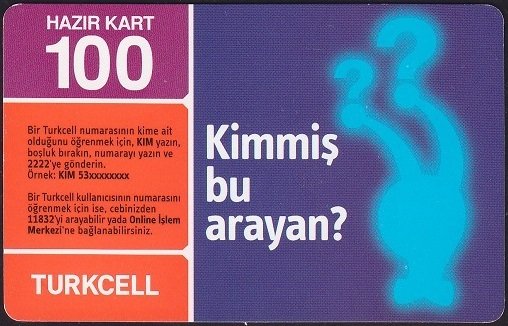Turkcell Hazır Kart 100 Kontör 2009