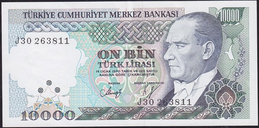 7.Emisyon 4.Tertip 10.000 J30 263811 Çilaltı