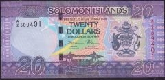 Solomon Adası 20 Dolar 2017 Çil