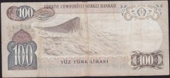 6.Emisyon 1.Tertip 100 Lira A60 143508 Çok Temiz