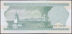 6.Emisyon 1.Tertip 10 Lira F25 176437 Çilaltı