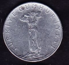 1968 Yılı 25 Kuruş Ters