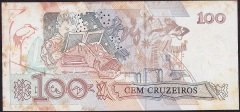 Brezilya 100 Cruzeiros 1989 Ççt ( kat yok lekeler var )