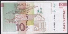 Slovenya 10 Tolarjev 1992 Çok Temiz+