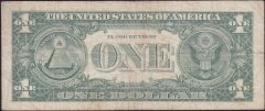 Amerika 1 Dolar 1957A Temiz Silver Sertifika Mavi Mühür