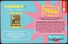 Turkcell Muhabbet Kart 100 Kontör 2008 Oyun Kulesi