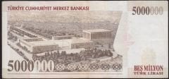 7.Emisyon 5 000 000 Lira I26 693021 Çok Temiz+