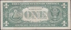 Amerika 1 Dolar 1957B Çok Temiz Silver Sertifika Mavi Mühür