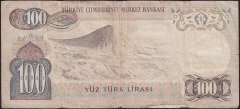 6.Emisyon 1.Tertip 100 Lira A55 254492 Temiz