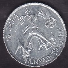 1981 Yılı 20 Lira Dünya Besin Günü Temiz