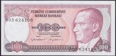 7.EMİSYON 2.TERTİP 100 LİRA D05 624108 ÇİL