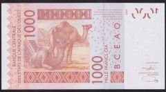 Batı Afrika 1000 Frank 2023 Çil Senegal Pick 715K