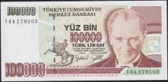 7.Emisyon 3.Tertip 100000 Lira I44 179105 Çil