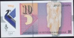Makedonya 10 Dinar 2018 Çil Polimer AA