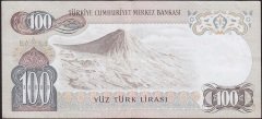 6.Emisyon 1.Tertip 100 Lira A54 003169 Çok Temiz+