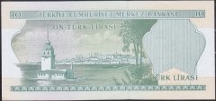 6.Emisyon 1.Tertip 10 Lira F04 370341 Ççt Çilaltı
