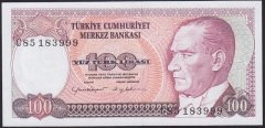 7.EMİSYON 2.TERTİP 100 LİRA C85 183999 ÇİL