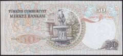 6.Emisyon 1.Tertip 50 Lira F05 265626 Çil