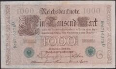 Almanya 1000 Mark 1910 Çok Temiz+