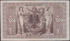 Almanya 1000 Mark 1910 Çok Temiz+