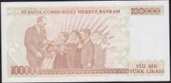 7.Emisyon 3.Tertip 100000 Lira I34 587258 Çok Temiz+