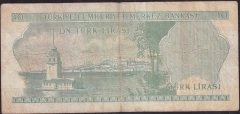 6.Emisyon 1.Tertip 10 Lira E74 140433 Çok Temiz
