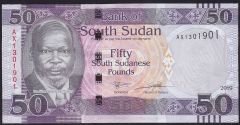 South Sudan 50 Pound 2019 Çil