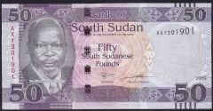 South Sudan 50 Pound 2019 Çil