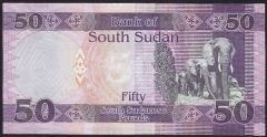 South Sudan 50 Pound 2019 Çil