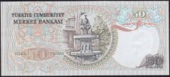 6.Emisyon 1.Tertip 50 Lira E60 383514 Çilaltı