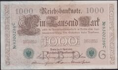 Almanya 1000 Mark 1910 Ççt Çilaltı