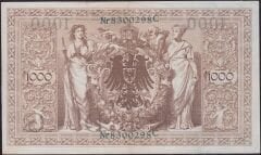 Almanya 1000 Mark 1910 Ççt Çilaltı
