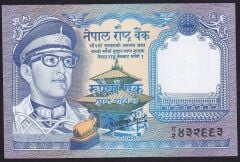 Nepal 1 Rupee 1974 - 1991 Çilaltı Çil Pick 22/d