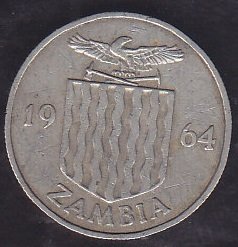 ZAMBİYA 6 PENCE 1964 eski para fiyatları